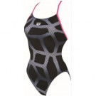 Maillot de bain Femme  Arena 1 Pièce SPIDER Booster Black / Red (2017)